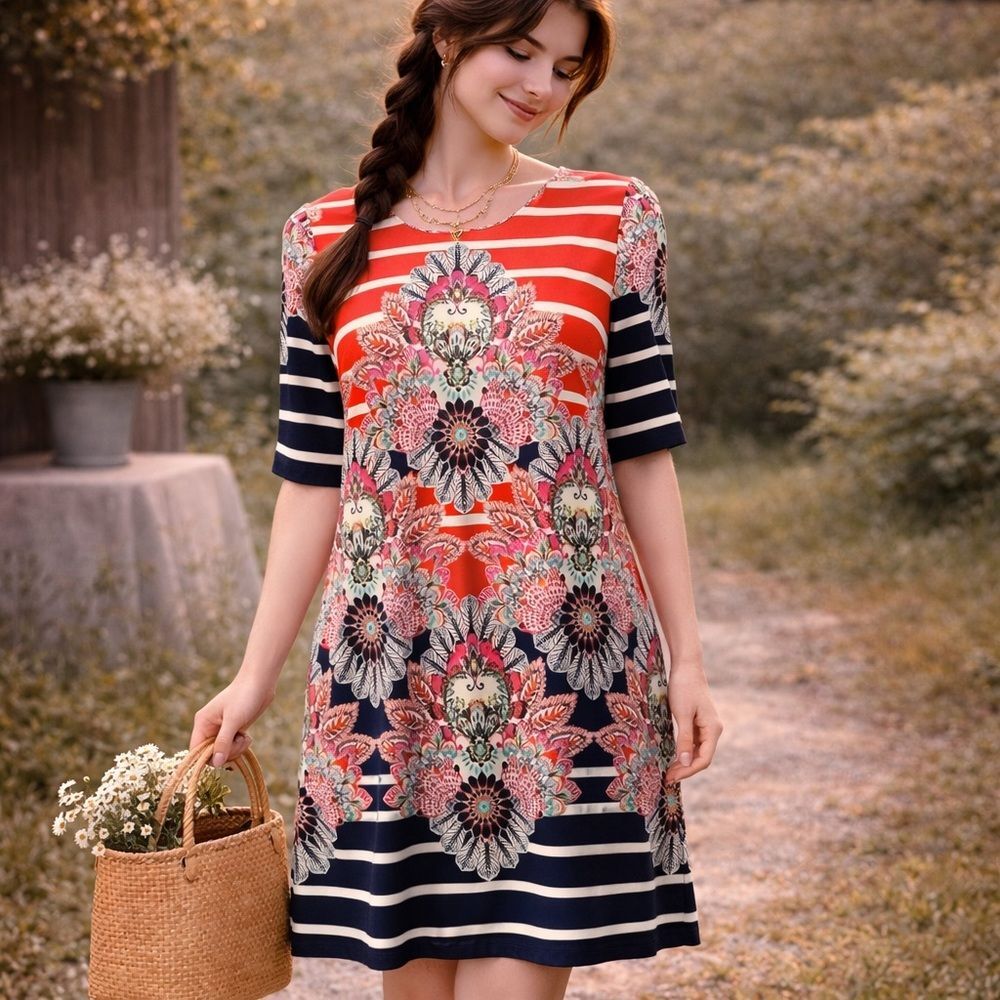 Eliza J Geometric Size 4 Dress